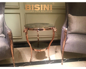 Italia Ultime Intarsio Tavolino, Elegante Prezioso Naturale Gioiello di pietra Top Ovale Tavolino, castello di lusso <span class=keywords><strong>Mobili</strong></span> Soggiorno - Product Image 2