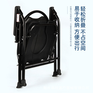<b>Commode</b> <b>Chair</b> For Elderly Reinforced Non Slip Foldable Portable Toilet For Pregnant Women And Disabled - Product Image 2