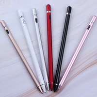 Stylet capacitif actif en métal universel pour écrans tactiles, compatible avec téléphones et tablettes, pour dessin et écriture manuscrite