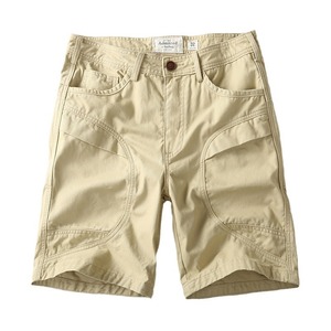 Pantalones Cortos Cargo de Camuflaje Transpirables de Poliéster y Algodón para Hombre, Estilo Europeo Americano, de Cintura Media, Tejidos, Casuales, Tallas Grandes - Product Image 5