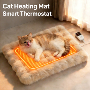 Couverture électrique pour animaux de compagnie en gros, spécial chat, chauffe-lit pour chien, chauffe-lit pour animaux de compagnie, coussin chauffant pour chat, contrôle de la température, tapis pour chat - Product Image 1