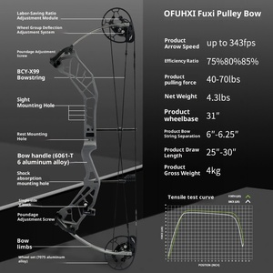 Nouvel Arc Composé Fuxi 2025 pour la Compétition, avec Poignée en Aluminium et Système de Tir Fluide CZ-FUHXI-1, Arc de Compétition CZ-FUHXI - Product Image 2