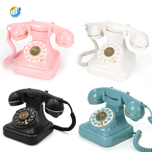 Téléphone <span class=keywords><strong>fixe</strong></span> filaire rétro au design vintage créatif, vente en gros pour la maison, le bureau et l'hôtel - Product Image 1