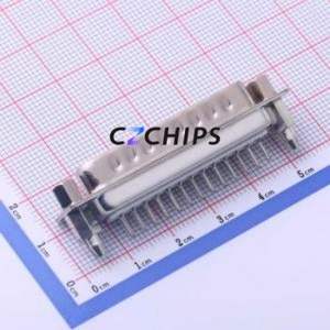 X0225WT7W5 D-Sub/VGA Connector Through hole Component (THT) Connector Standard D-Sub Male 25P Through Hole - Product Image 2