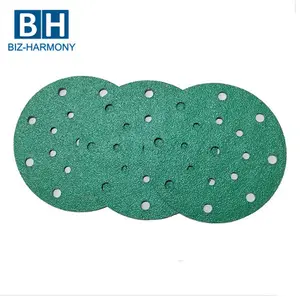 גבוהה באיכות מכירה לוהטת זהב צהוב אלומיניום שוחקים מלטש דיסק רכב חול נייר לטחינה וליטוש מכונית - Product Image 1