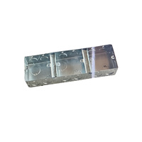 Verzinkte Stahl-Elektroverteilerdose Schalter-Steckdose IP65 CE-Zertifiziert 0,8-1,2mm Dicke