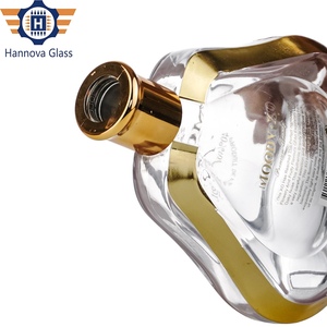 Bouteille d'alcool de 700ml au design personnalisé avec bordure dorée ornée pour le <span class=keywords><strong>cognac</strong></span> XO Premium <span class=keywords><strong>Cognac</strong></span> Spirit avec un bouchon - Product Image 4