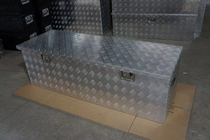 Heavy-Duty nhôm Pickup Truck hộp công cụ thời tiết thân cây Giường lưu trữ với có thể khóa nắp tăng cường xây dựng - Product Image 3