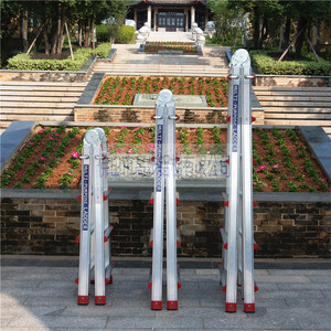 Échelle télescopique pliable en aluminium Gao Bu 4*3 marches, idéale pour la décoration et le stockage - Product Image 3