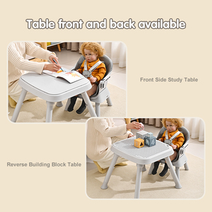 Nouveauté 2026 : Chaises Hautes Bébé Multifonctionnelles et Sièges Rehausseurs, Chaises d'Alimentation Convertibles en <span class=keywords><strong>Table</strong></span> <span class=keywords><strong>Lego</strong></span> pour Bébés - Vente Flash - Product Image 4