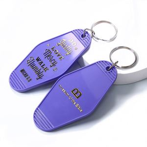 Autocollant UV personnalisé pour enseignant, décalcomanie pour porte-clés de motel, porte-clés de motel vierge vintage en métal, porte-clés de motel en vrac avec paillettes pour chien, sublimation - Product Image 2