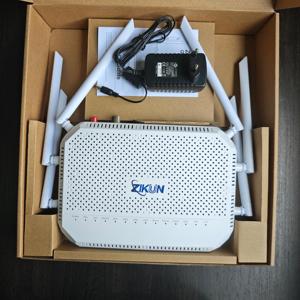 เกตเวย์บ้าน AC2100 Dual Band WiFi5 รุ่น ZC-521T XPON ONU พร้อมพอร์ต 4GE 2 VoIP CATV รองรับ GPON EPON อุปกรณ์เชื่อมต่อไฟเบอร์แบบปรับอัตโนมัติ - Product Image 3