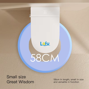 <span class=keywords><strong>Inodoro</strong></span> Inteligente <span class=keywords><strong>Suspendido</strong></span> en la Pared, Ahorrador de Espacio, Sanitario de Cerámica para Baño, WC con Sifón, para el Hogar - Product Image 6
