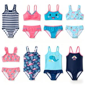 OEKO TEX personalizado niñas verano traje <span class=keywords><strong>de</strong></span> baño manga corta cremallera niños playa <span class=keywords><strong>ropa</strong></span> niños una pieza traje <span class=keywords><strong>de</strong></span> baño <span class=keywords><strong>para</strong></span> fiestas en la <span class=keywords><strong>piscina</strong></span> - Product Image 2
