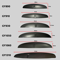 Feuille de surf pour sports nautiques OEM d'usine série GY ensemble de feuilles de lame universelles feuille d'aile en aluminium carbone 2100 m² hydroptère de démarrage de quai