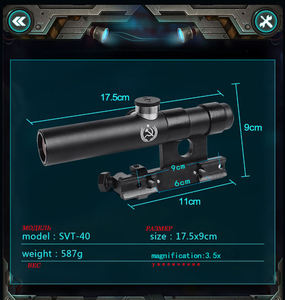 Accessoires de chasse en plein air Portée de chasse tactique <span class=keywords><strong>SVT</strong></span>-40 Optique OEM Portée télescopique sportive Viseurs antichoc - Product Image 3