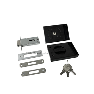 Latón americano cromado sin agujeros con indicador y cerradura de perno de puerta para cerradura de puerta de vidrio de Ducha - Product Image 2