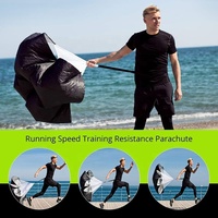 Vente chaude Football Réglable Échelle Haies Courir Parachute Disque Football Cônes Vitesse Agilité Kit D'entraînement Ensemble