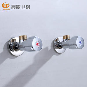 Robinet d'arrêt en laiton forgé rouge Morning Dew, filetage mâle, un entrée, une sortie, diamètre intérieur standard - Product Image 3