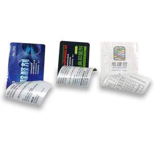 Özel Çift Taraflı BOPP Su Geçirmez Yapışkanlı Etiketler Ön/Arka Baskılı Çıkartmalar Gıda ve Maden Suyu Şişesi ve Ambalaj için - Product Image 3