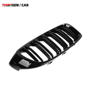 <span class=keywords><strong>4</strong></span> <span class=keywords><strong>serie</strong></span> F32 Coupe F33 convertibile F36 Gran coupé doppia stecca prereg in fibra di carbonio griglia anteriore 2014-2020 - Product Image 5