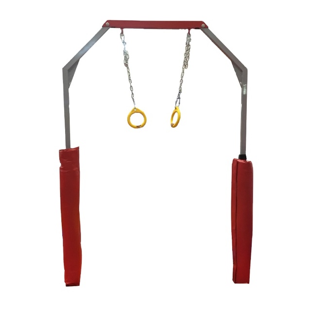 High Quality Fitness Sports Gymnastics Training Steel Gymnastics Ring With Belt Buckle