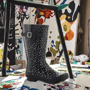 <span class=keywords><strong>Botas</strong></span> <span class=keywords><strong>de</strong></span> <span class=keywords><strong>Agua</strong></span> <span class=keywords><strong>de</strong></span> Goma con Logotipo Personalizado <span class=keywords><strong>para</strong></span> <span class=keywords><strong>Mujer</strong></span>, <span class=keywords><strong>Botas</strong></span> Altas hasta la Rodilla con Estampado, <span class=keywords><strong>para</strong></span> Verano y Otoño - Product Image 3