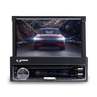 Autoradio PC universel MP5 avec écran rétractable manuel à axe unique pour la vente en gros