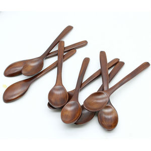 Cuchara medidora de madera de alcanfor estilo japonés, pequeña y creativa, para condimentos, azúcar, uso infantil. - Product Image 1