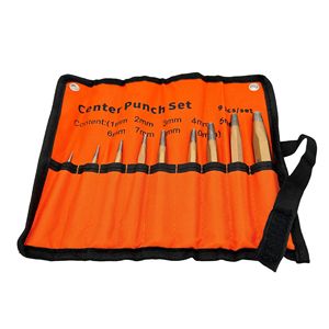 Chufan <b>Centre</b> <b>Punch</b> Set 9pcs Alloy Steel Precision <b>Tool</b> For Metal Drilling Marking - Product Image 4