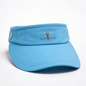 Visera Deportiva con Borde Curvo UPF50+ Azul Claro, Visera de Secado Rápido con Logotipo Personalizado para Uso Casual Unisex en Tenis, Golf y Running - Product Image 6