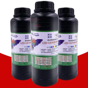 โรงงานราคาไม่มีปลั๊กต่ำกลิ่น UV curable หมึกสำหรับ Epson R330 L800 L805 1390 4720 XP600 TX800 DX5 DX7 DX10