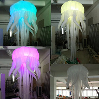 Ballon gonflable Medusa lumineux à LED, lumières LED RGB (16 couleurs) pour la décoration de discothèque