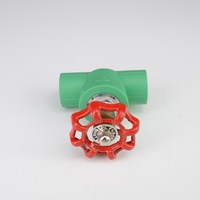 Vanne à vanne en plastique PPR Offre Spéciale toutes sortes de produit d'approvisionnement en eau de matière première avec la structure d'arrêt