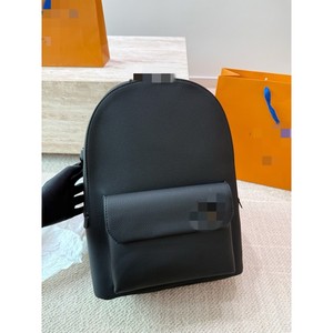Leather <b>Backpack</b> Black Unisex Laptop Bag With <b>Computer</b> Interlayer Durable Everyday Use Winter 2024 - Product Image 1