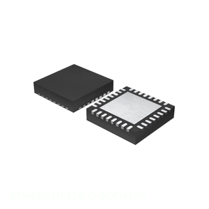 32 WFQFN Exposed Pad EFM8BB31F32A-D-5QFN32R Embedded Acheter en ligne des composants électroniques Canal du fabricant - Product Image 1