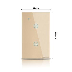 Smart Wall Switch 3-Gang Tempered Glass <b>Wi</b>-<b>Fi</b> Bluetooth App Control Voice Controlled Modern Design IP20 10A 220V - Product Image 5