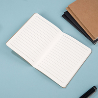 9*12,5 cm bedrucktes Kraft papier Notizbuch Blank Dot Grid Notepad Journal Nachfüll planer Organizer Füll papier