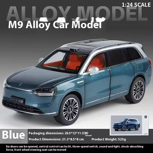 Modelo de Aleación M9 a Escala 1/24, Vehículo Todoterreno con Sonido y Luces, Simulación de Retroceso, Regalo Exquisito para el Día de San Valentín - Product Image 6