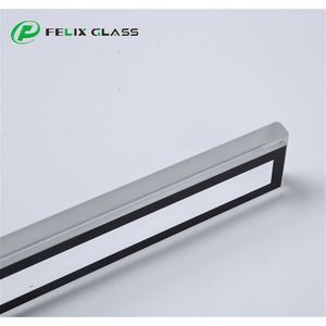Verre trempé rectangulaire long à LED du fabricant avec impression sérigraphique pour éclairage mural extérieur à LED - Product Image 1
