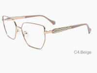 Lunettes de lecture rectangulaires à monture intégrale en métal, montures optiques tendance, blocage de la lumière bleue pour toutes les formes de visage