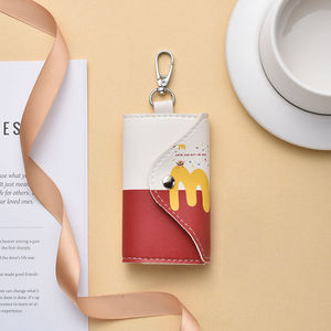 New Nylon Zipper Water Resistant Key Storage <b>Pouch</b> Versatile Accessory Bag Portable Anti Loss Keychain Hook for Unisex Keys - Product Image 2
