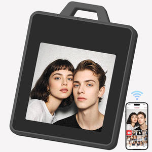 Nouvelle étiquette de suivi PhotoTag E Ink BT compatible avec Find My, localisateur de clés intelligent et de objets, affichage d'image personnalisé, étiquettes de bagages - Product Image 1