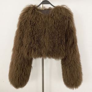 Ventes chaudes 2026, manteau en fourrure de laine ultra court tendance pour femmes, nouveau pour l'hiver - Product Image 6