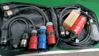 AC 7KW 11KW 22KW Type 2 Station de charge chargeur Portable boîtier en aluminium Cee rouge bleu Evse maison véhicule électrique voiture Portable