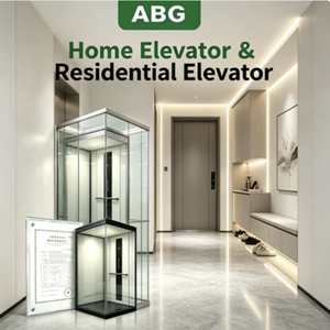 Ascensore Residenziale per Disabili Senza Barriere con Telaio Zincato, Elevatore Esterno per Ville per Anziani e Disabili - Product Image 1