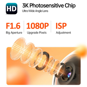 2025 <span class=keywords><strong>2MP</strong></span> CCTV Cámara inalámbrica WiFi Interior Visual 2,4 GHz WiFi Cámara Cámaras de seguridad inalámbricas en línea Envío gratis - Product Image 4