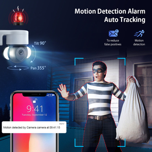 Cámara de Seguridad con Reflector Exterior TUOAN Tuya, Visión Nocturna a Todo Color, IP65, Compatible con Visualización en PC y Almacenamiento en la Nube - Product Image 6