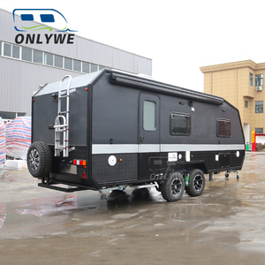 ONLYWE Remorque de camping-car tout-terrain de luxe, <span class=keywords><strong>caravane</strong></span> pliable vers l'avant, conforme aux normes australiennes - Product Image 4