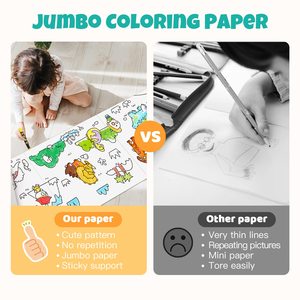 <span class=keywords><strong>Affiche</strong></span> de <span class=keywords><strong>dessin</strong></span> pour enfants personnalisée, papier de peinture et de coloriage DIY avec couleur personnalisée et design éducatif amusant - Product Image 6